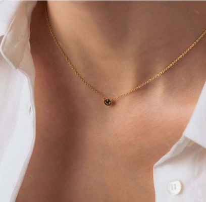 Позолоченный 925 Sterling Silver Starburst Diamond Disc Pendant Necklace для повседневного ношения