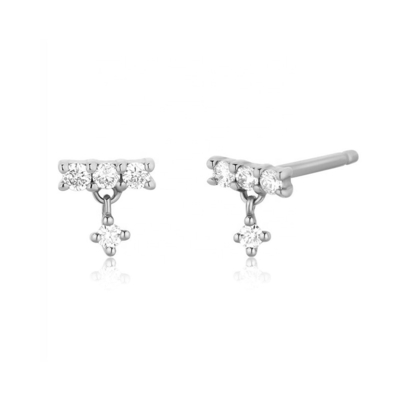 Позолоченные 2022 Минималистские серьги для женщин в 925 Sterling Silver