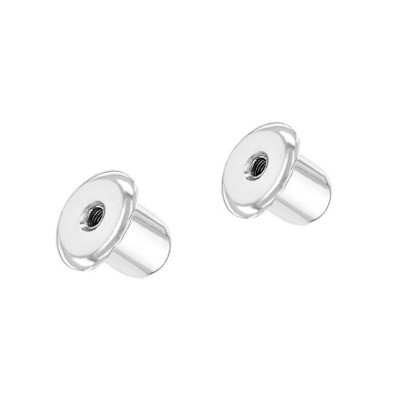 FEDEX Express серебристый винтовой спинка для детских серьг в 925 Sterling Silver
