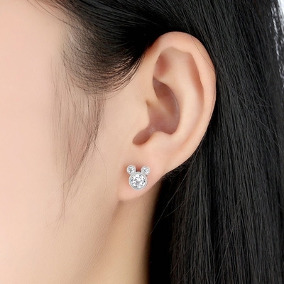 Третья сторона оценивает сертификат Дети Ювелирные изделия 925 Sterling Silver Mouse Earrings