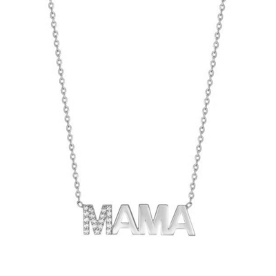 Замужество 2022 Уникальный MAMA 18K Золото оптом Дни матери Подарки 925 Стерлинг серебряный ожерелье Ювелирные изделия