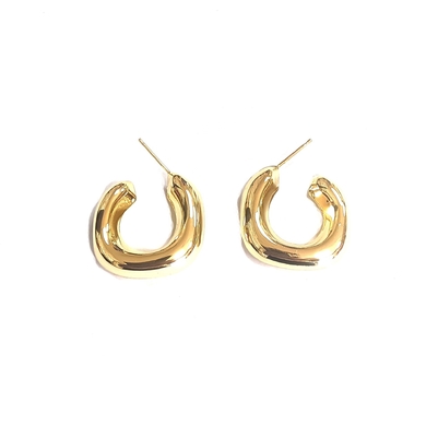 Настройка 18K Золотые Медные Кручки Уручки ODM Женщины Золотые Крушки Уручки