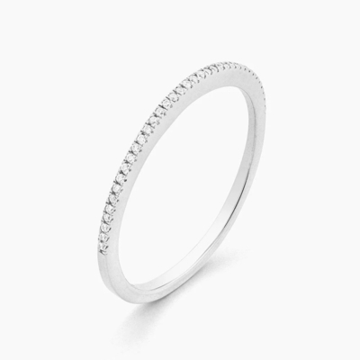Горячая статья 18K золотой полотенце Half Eternity 925 Sterling Silver женская группа кольцо