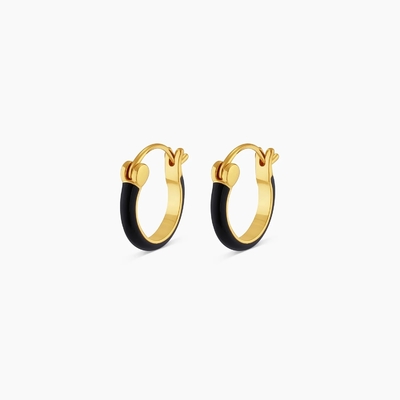 Цветные 925 серебряные серьги 18K золотые серьги