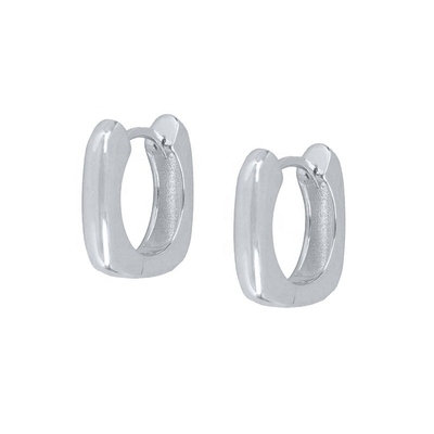 ОРЕНЧИ Истинный 18K золотой обмощенный крючок Huggie Sterling Silver 925 ювелирные изделия для женщин девушек