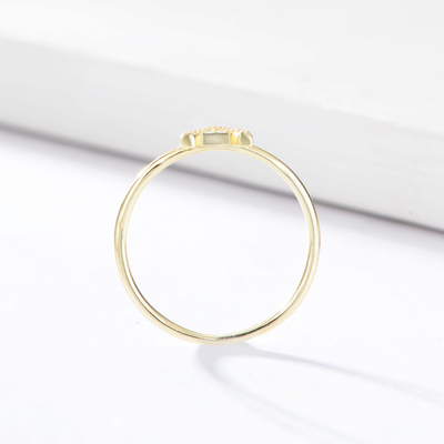 Твердое серебро 925 ювелирные изделия на заказ Eternity Rings для женщин Мужчины 2023 Юнисекс золотые ювелирные изделия