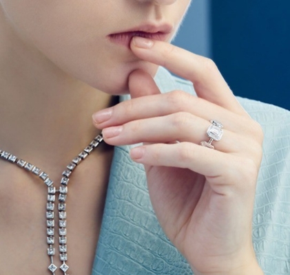 Смарагдовый белый женский Eternity Band Багует 18K золото 925 Sterling серебряные кольца