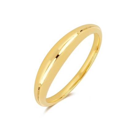 Плоские золото покрытые 18K Boho 925 Стерлинговое серебро