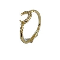 Мужское серебряное кольцо 925 Custom Moon Ring с золотом 14к 18к 24к из Бразилии 2022