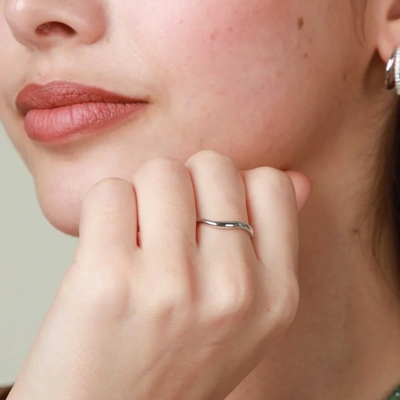Удостоверение третьей стороны о оценке 925 Sterling Silver Women's Plain Jewelry Band Ring