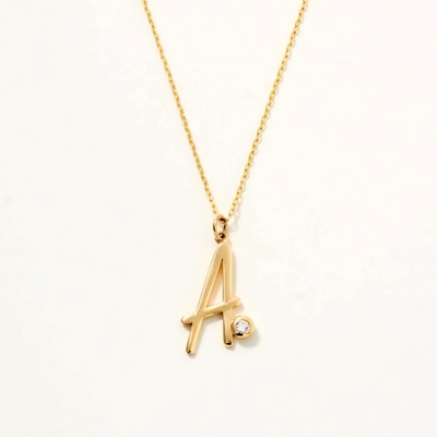 Безельный набор Белый первоначальный подвесок Unisex 925 Sterling Silver Персональное ожерелье