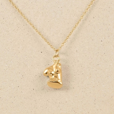 Венера Женщина 18K позолоченный 925 Sterling серебряный заполненный подвесный ожерелье для вечеринки