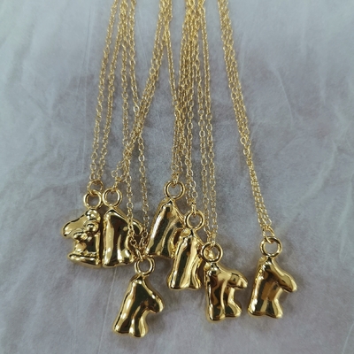 Венера Женщина 18K позолоченный 925 Sterling серебряный заполненный подвесный ожерелье для вечеринки