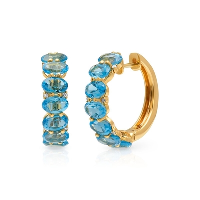 925 Стерлинговое Серебро Овальное Зеленое CZ Женские Бусины 18K Золото Половина Вечности