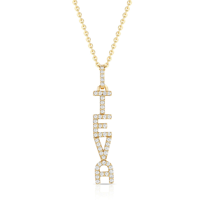 Элегантное 925 серебряное 14K золотое MAMA плавающее длинное подвесное ожерелье