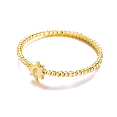 925 Sterling Silver Moon Sun Ring 18K Gold Plated Unisex Jewelry 925 Sterling Silver Moon Sun Ring 18K Gold Plated Unisex Jewelry 925 Sterling Silver Moon Sun Ring 18K Золото покрытое ювелирное украшение унисекс