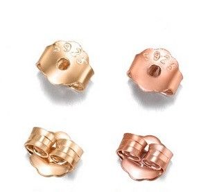 Бабочка DIY аксессуары для серьги назад 925 Стерлинговое серебро