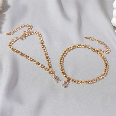 Персонализированный 18K золотой модный латунь кубинский ссылка цепочка теннисный браслет для женщин