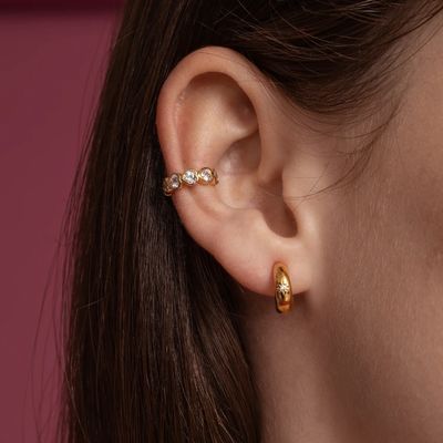 Тип сертификата Оценка третьей стороной 925 Стерлинговое серебро Северная звезда Полукубы серьги