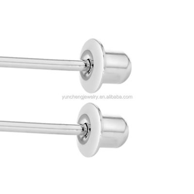 Бабочка синяя и четко CZ детские настройки Stud серьги 925 Sterling Silver