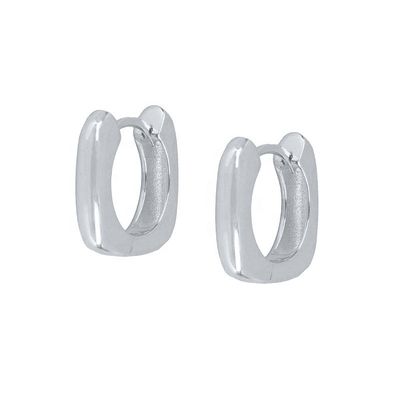 ОРЕНЧИ Истинный 18K золотой обмощенный крючок Huggie Sterling Silver 925 ювелирные изделия для женщин девушек