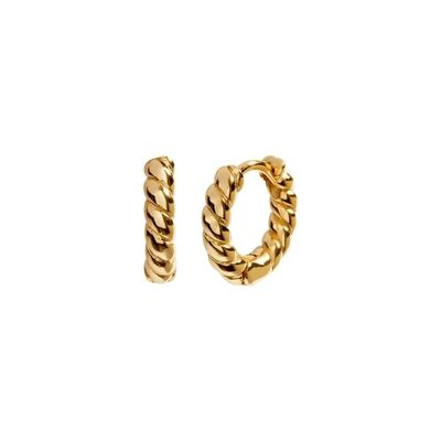 18K золотые серьги Оружие с кручкой Оружие из серебра