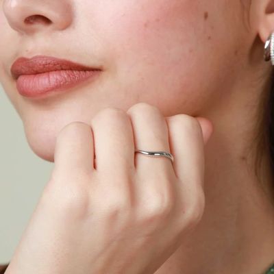 Удостоверение третьей стороны о оценке 925 Sterling Silver Women's Plain Jewelry Band Ring