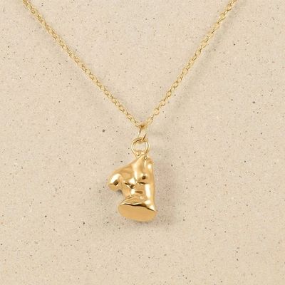 Венера Женщина 18K позолоченный 925 Sterling серебряный заполненный подвесный ожерелье для вечеринки