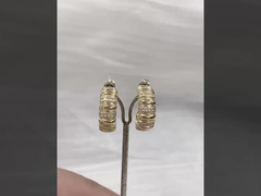 Экологически чистые 18K покрытые золотом многократные маленькие точки бусинки бусинки для женщин девушек 2021