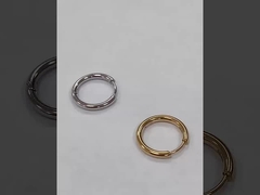 Просто розовое золото 8 мм с застежкой и обертыванием. Маленькие серьги из нержавеющей стали для выпуска.