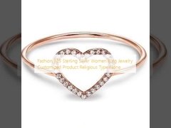 Мода 925 Стерлинговое Серебро Женское Кольцо Ювелирные изделия Религиозный Тип Ничего